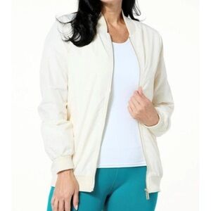Joy Clean Boss Cream Zip-Up Jacket – Women’s Medium – NWT